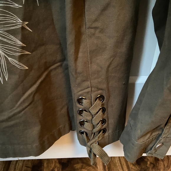 Dex Women's Utility Jacket, Embroidered Back, 1X - Picture 4 of 5